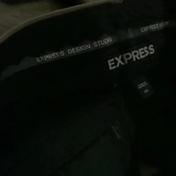 Express Women's Brown Slacks - Size 6r - Wide Leg - Picture 6 of 11